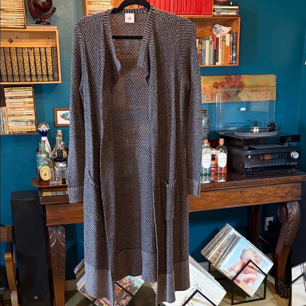 CAbi (#3166) Lara Open Knit Cardigan Duster